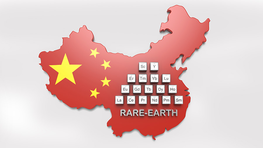 China rare earth minerals