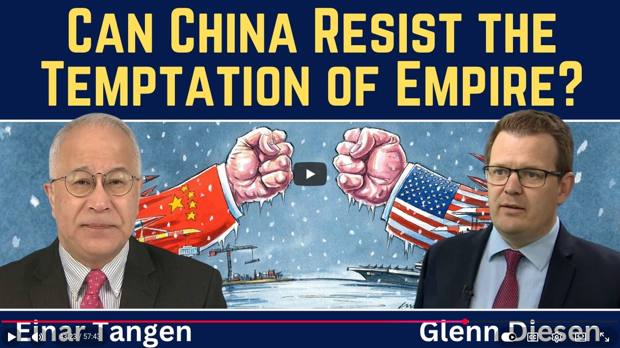 Einar Tangen on China