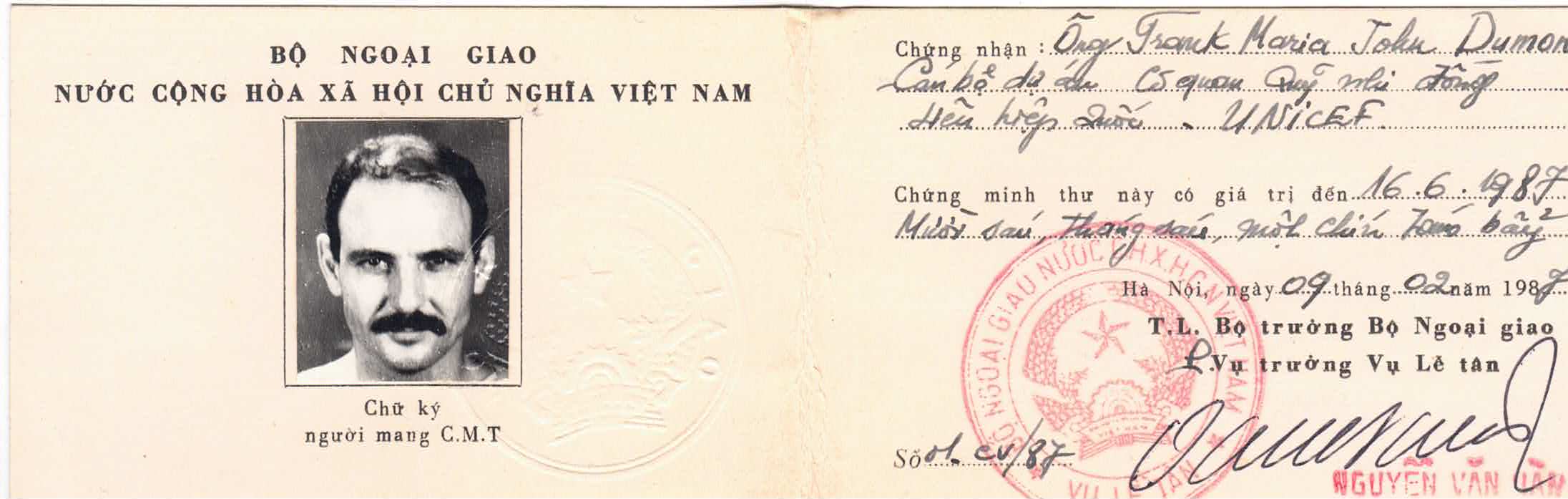 Vietnam driving license