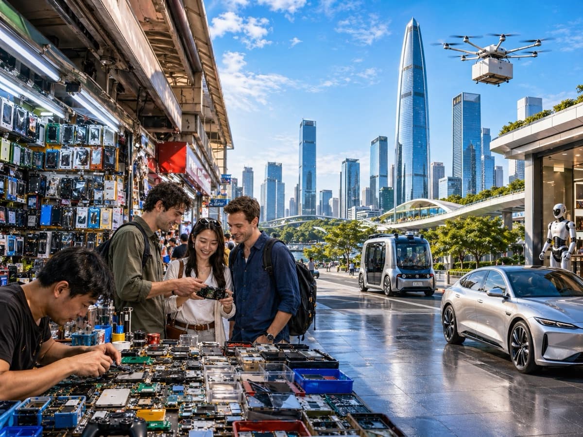 Huaqiangbei elektronicamarkt