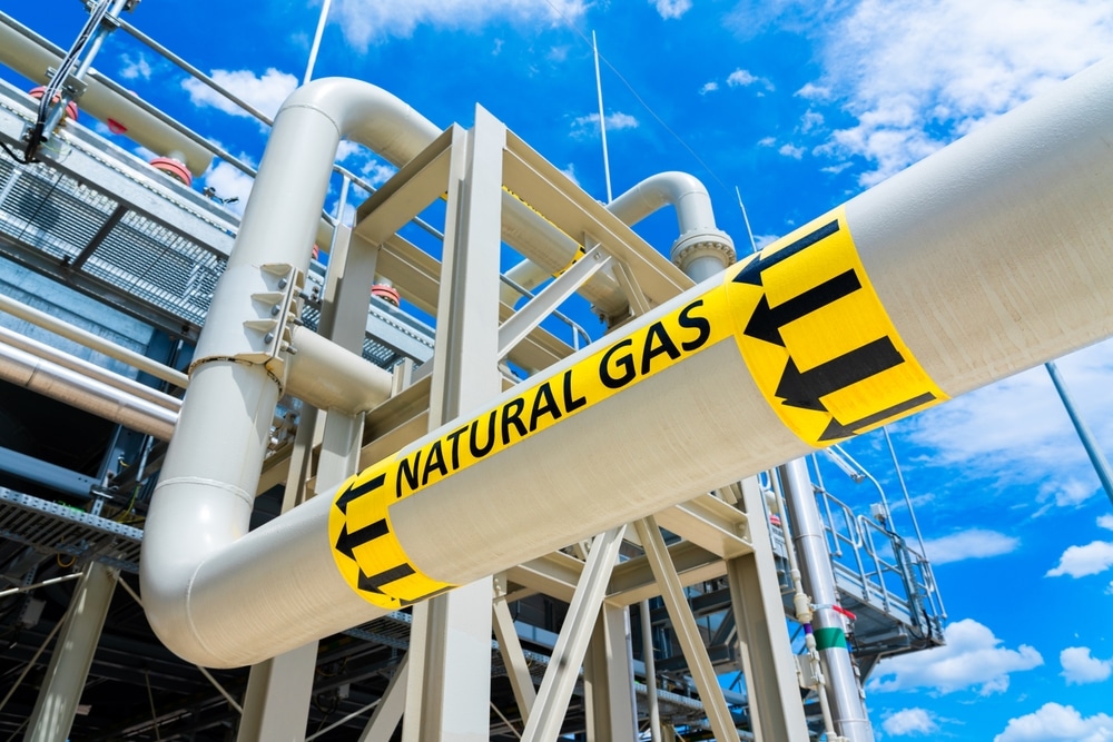 Natural gas pipe