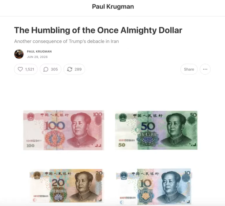 The Decline of the Dollar