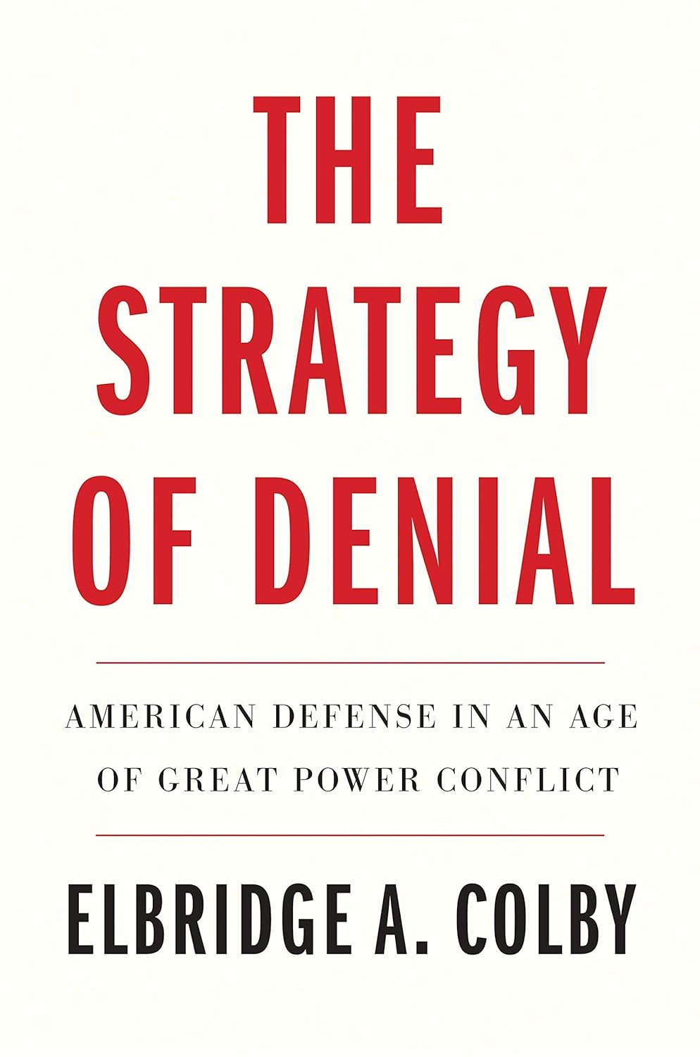 The strategy as denial